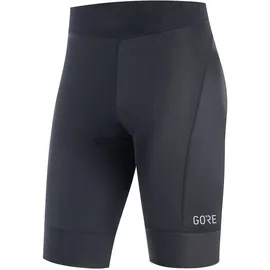 Gore Wear GORE C3 Kurze Damen Fahrradhose mit Sitzpolster, 38, Schwarz
