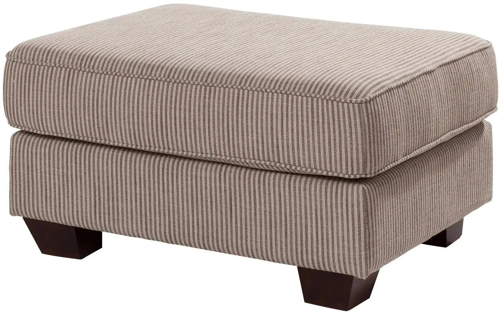 SOHO Hocker gestreift  Franka , beige , Maße (cm): B: 75 H: 42 T: 62.0
