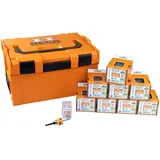 HECO Schrauben Heco Sortimentskoffer L-boxx 238 Terrassenset Linsenkopf A2, 5,0x60 Mit 1.600 Schrauben