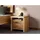 MASSIVMOEBEL24.DE Nachtschrank PURE OAK 45 x 45 x 45 cm Beige