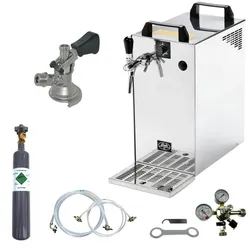 Bierkühler Bierzapfanlage 60 L - 1-leitig - KOMPLETTSET - KEG Kombi - CO2 0,5Kg