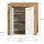 VCM Highboard Jam 80 x 88 x 35 cm Eiche/Weiß