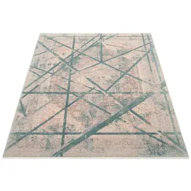 Musterring Vintage Teppich Arizona 160 x 230 cm Mischgewebe Blau / Grau