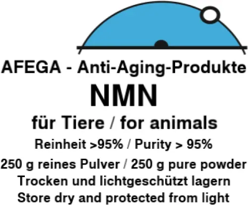 250 g NMN-Pulver (Nicotinamidmononukleotid) für Haustiere - Reinheit  95%