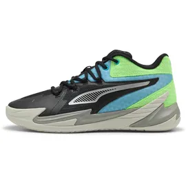 Puma Herren Basketballschuhe DAGGER, Größe 45 in puma black-bright aqua-green glare,