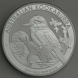Silbermünze 1kg Kookaburra 2019 (Australien)