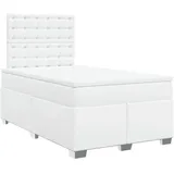vidaXL Boxspringbett 120 x 190 cm Weiß