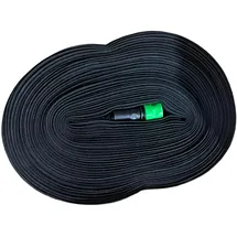 Relaxdays Tropfschlauch 50 m schwarz