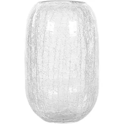 Blumenvase KYRAKALI Glas 28 cm Transparent