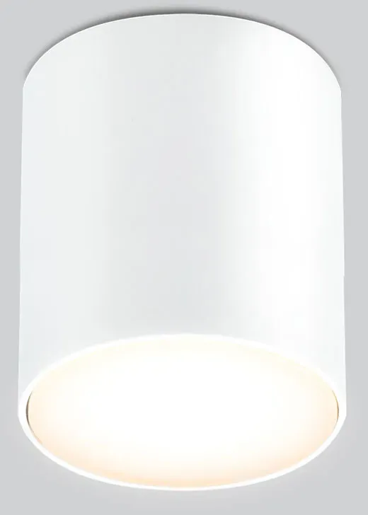 Mawa Design warnemünde 23 Aufbaustrahler IP54, Ø: 9 cm, Weiß matt, Warmweiß 3000K