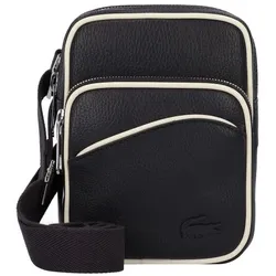 Lacoste Angy Umhängetasche Leder 14 cm  blau