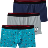 AUTHENTIC LE JOGGER Boxer in bedruckt, blau, grau, |
