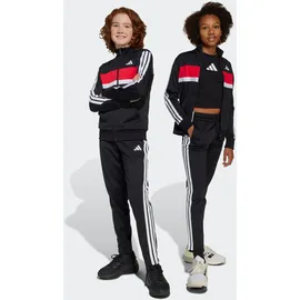 adidas Tiberio Trainingsanzug Schwarz/Weiß/Pure Ruby 128