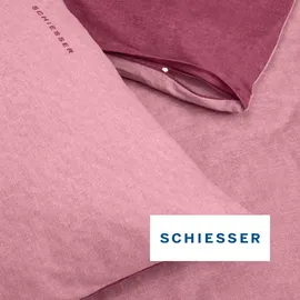 SCHIESSER Bettwäscheset Rosa 155 x 220 cm