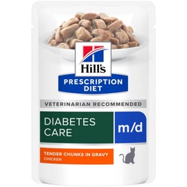 Hill's Prescription Diet m/d mit Huhn Katzenfutter nass