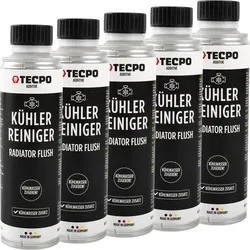 5x TECPO Kühlerreiniger Kühlwasser Zusatz Kühlsystem... (11,99 € pro 1 l)