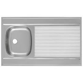 kochstation Küchenzeile KS-Elster 150 cm braun