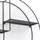 Zeller Wandregal 55 x 12 x 55 cm Schwarz