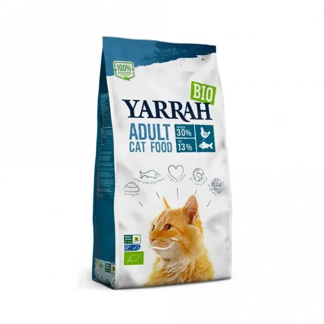 Yarrah Katze Trockenfutter - Fisch bio 2 4kg