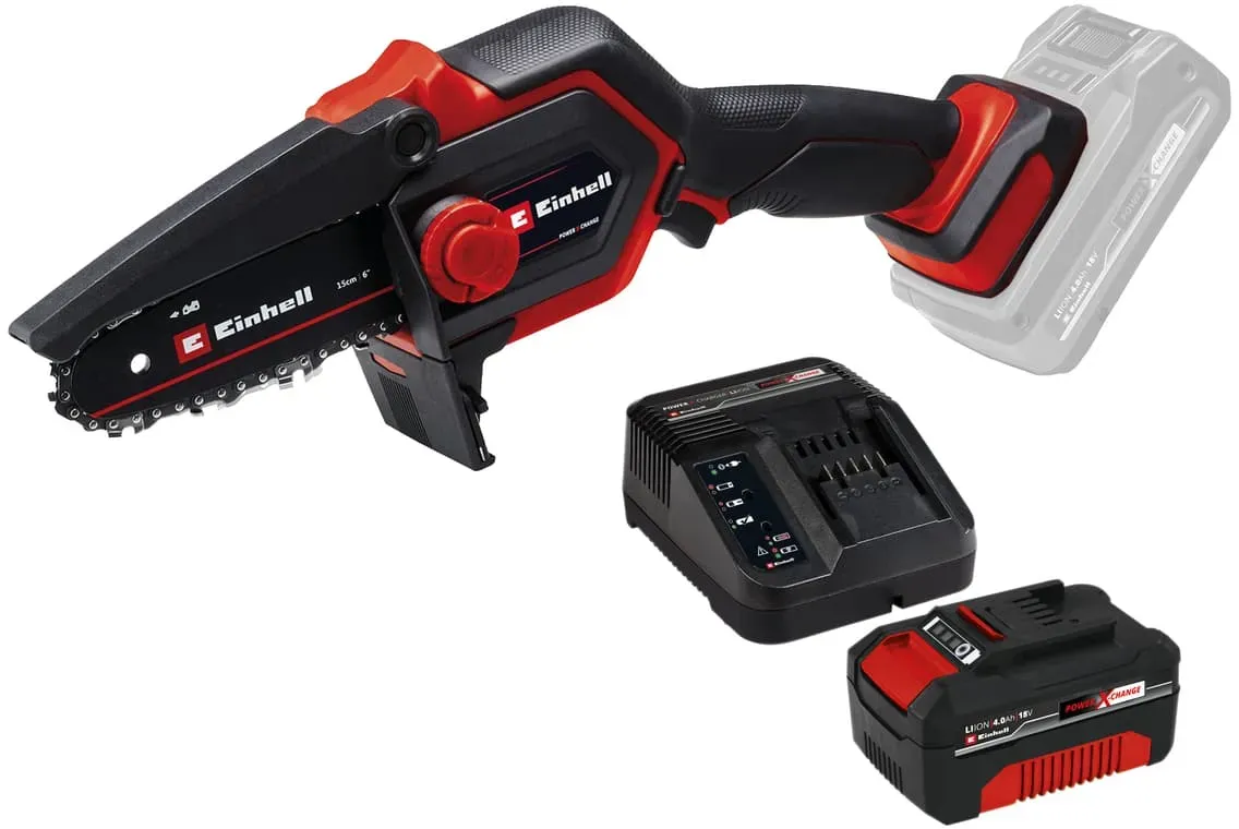 EINHELL Akku-Astkettensäge GE-PS 18/15 Li BL Kit (1x 4,0 Ah)