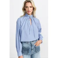 RICH & ROYAL Bluse in blau 40