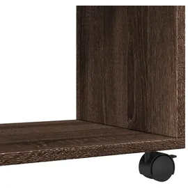 vidaXL Rollschrank Braun Eichen-Optik 72x33x42,5 cm Holzwerkstoff