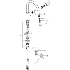 Grohe BauEdge Einhebelmischer Chrom