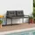 vidaXL Bank 116 x 67,5 x 72 cm Grau