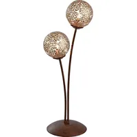 Paul Neuhaus Tischleuchte BHT 17x53x17 cm braun Tischlampe Klemmleuchte