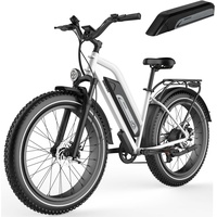 Himiway Cruiser E-Bike Herren Damen mit 250W Motor 25 Km/h, E-Mountainbike mit 48V 17,5Ah 840Wh Akku, 26" E-Fatbike für Erwachsene bis zu 96 Km, Elektrofahrräder mit 7-Gang-Kettenschaltung