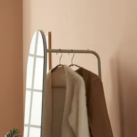 [en.casa] Garderobenspiegel Kuonta 165 x 40 x 51 cm Sandfarben