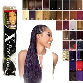 X-pression Premium Braids (55 Stück)