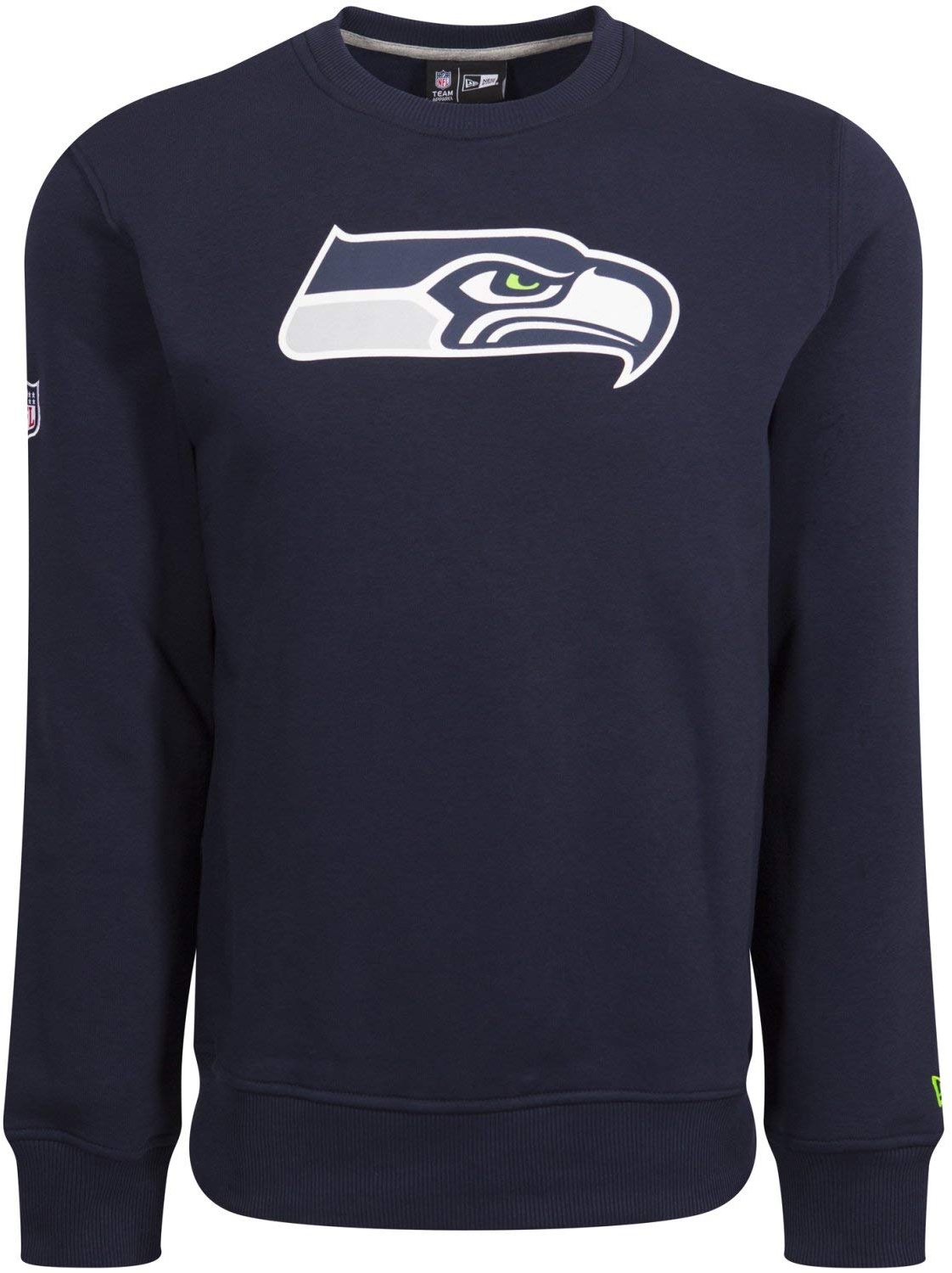 New Era - NFL Seattle Seahawks Team Logo Sweatshirt - Navy Größe S