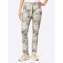Heine Druck-Hose Khaki 36
