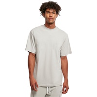URBAN CLASSICS Herren T-Shirt Tall Tee, Oversized T-Shirt für Männer, Baumwolle, gerippter Rundhals, lightasphalt, M