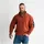 Stier Oversized Zip Sweater Functional Pocket organic cotton L Deep Red