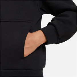 Nike Sportswear Club Fleece Kapuzenjacke Kinder 010 black/white XS 122-128 cm