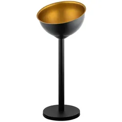 Morleos Sektkühler rund 38,8x91cm Edelstahl Flaschenkühler Sektkühler Eiswürfelbehälter Gastronomie Ständer