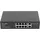 LANBERG RSFE-8P-2GE-120 Unmanaged Gigabit Ethernet (10/100/1000) Power over Ethernet (PoE) 1U Schwarz