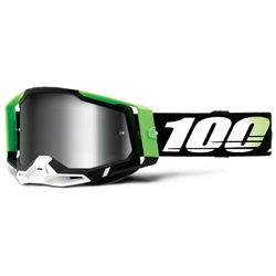 100% Motorradbrille grün|schwarz