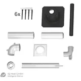 Buderus Grundbausatz GA-K, DN60/100, Schacht, Schachtabdeckung Kunststoff schwarz