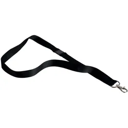 PAVO 10x Textilband für Ausweishalter Schlüsselband Lanyard Safety schwarz