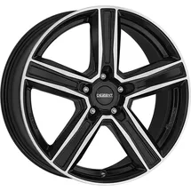 Dezent KG dark 7,5 x 18 5 x 112 ET53 MB66,6 Schwarz Poliert
