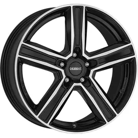 Dezent KG dark 7,5 x 18 5 x 112 ET53 MB66,6 Schwarz Poliert