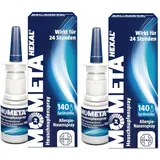 MometaHEXAL? Sprüh Deinen Heuschnupfen weg! Wirkstarkes Allergie-Nasenspray Doppelpack 2X18 g Nasenspray