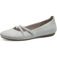 TAMARIS Da.-Ballerina für Damen, grau, Größe 39 EU