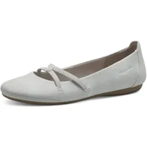TAMARIS Da.-Ballerina für Damen, grau, Größe 39 EU