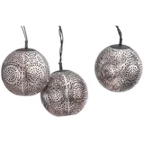 Dehner Solar-Lichterkette Lucena, Silber