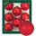 Krebs Glas Lauscha feuerrot matt 7cm Glaskugeln uni