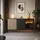 lookway Eclipse 154 x 83 x 39 cm Schwarz / Eiche Wotan
